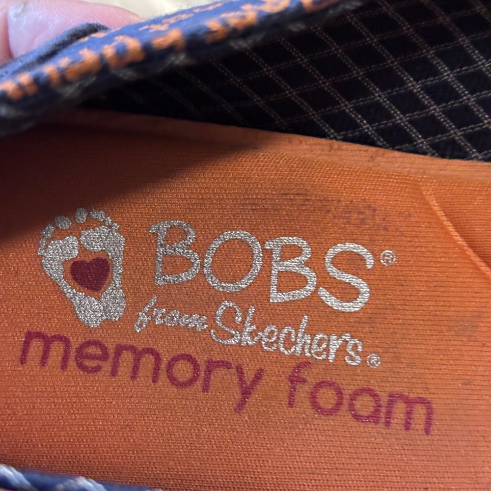 BOBS from Skechers Women Navy Blue Best Friends Espadrille Flats Shoes Size 6 - Picture 4 of 10